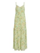 Viuma Mesh Strap Maxi Dress/Dc/Ka Maxikjole Festkjole Green Vila