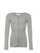 Rkbalta Modal Ls Lace Cardigan Tops T-shirts Long-sleeved T-shirts Gre...