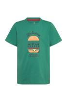 Tnnoble S_S Tee Tops T-shirts Short-sleeved Green The New