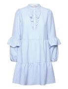Karin Dress Kort Kjole Blue A-View