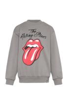 Sweater L/S Tops Sweat-shirts & Hoodies Sweat-shirts Grey United Color...