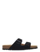 Sl Julien Suede Black Shoes Summer Shoes Sandals Black Scholl