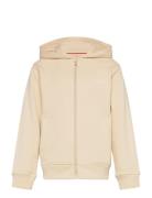 Hooded Cardigan Tops Sweat-shirts & Hoodies Hoodies Beige Hugo Kids