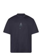 T-Shirt Tops T-shirts Short-sleeved Navy Armani Exchange