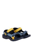 Colorblock Sandals W. Velcro Shoes Summer Shoes Sandals Navy Color Kid...