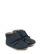 Beginners™ Velcro Noos Tøfler Innesko Navy Pom Pom