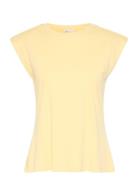 Kbrenee Sleeveless Tops T-shirts & Tops Sleeveless Yellow Karen By Sim...