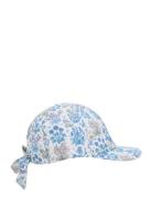 Cap In Liberty Fabric Accessories Headwear Caps Blue Huttelihut