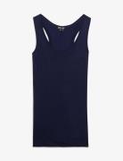 Studios Lightweight Racer Vest Tops T-shirts & Tops Sleeveless Navy Su...