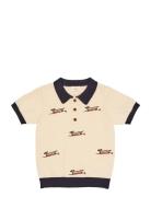 Polo W. Boats Tops T-shirts Polo Shirts Short-sleeved Polo Shirts Crea...