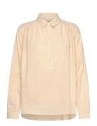 Larill Shirt Ls Tops Shirts Long-sleeved Cream Lollys Laundry