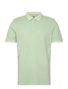 Garment Dye Polo Tops Polos Short-sleeved Green Lee Jeans