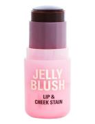 Revolution Jelly Blush Stick Lip And Cheek Stain Peach Orange Rouge Sm...