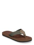 Barbour Toeman Sandal Flip-flopper Sandaler Khaki Green Barbour