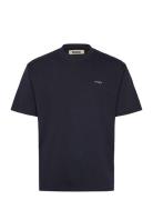 Wbbaine Hongbao Tee Tops T-shirts Short-sleeved Navy Woodbird