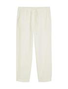 Woven Pants Bottoms Trousers Straight Leg Cream Marc O'Polo