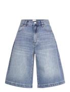 95 Mid Super Baggy Jort Livlight Vintage Blue Bottoms Shorts Denim Sho...