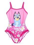 Swimsuit Badedrakt Badetøy Pink Bluey