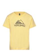 Funtime T-Shirt Sport T-shirts Short-sleeved Yellow Viking