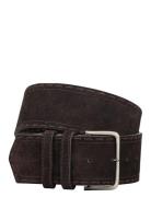 Suede Veg Willa Belt Belte Beige Becksöndergaard