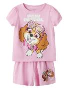 Nmfmam Paw Ss Nightset Cplg Pyjamas Sett Pink Name It