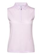 Peoria Sl Polo Shirt Tops T-shirts & Tops Polos Pink Daily Sports
