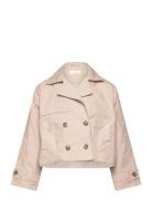 Double-Breasted Jacket With Lapels Tynn Jakke Skalljakke Beige Mango