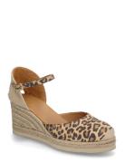 Caceres25Lkd Sandal Med Hæl Espadrilles Multi/patterned UNISA