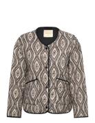 Fqaya-Jacket Vattert Jakke Cream FREE/QUENT