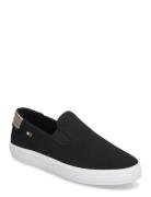 Vulc Canvas Slip-On Sneaker Sneakers Black Tommy Hilfiger