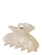 Helle Pearly Mini Accessories Hair Accessories Hair Claws Cream SUI AV...