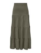 Onlmay Life Maxi Skirt Jrs Langt Skjørt Green ONLY