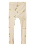 Nmffryda Xsl Legging Bottoms Leggings Beige Name It