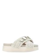Woven St S Platform Shoes Summer Shoes Platform Sandals White Inuikii