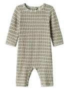 Nbmfredo Ls Uv Suit Lil Badedrakt Badetøy Green Lil'Atelier