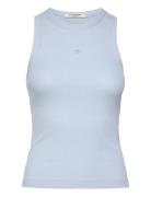 Rib Tank Tops T-shirts & Tops Sleeveless Blue Scotch & Soda