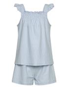 Cotton Pyjama Shorts Pack Pyjamas Sett Blue Mango