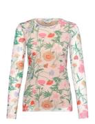 Väritys Perenna Tops T-shirts & Tops Long-sleeved Pink Marimekko