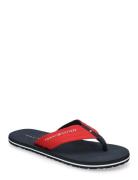 Hilfiger Nyc Beach Sandal Flip-flopper Sandaler Red Tommy Hilfiger