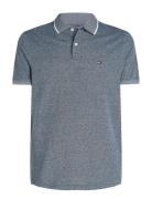 Linen Pique Reg Polo Tops Polos Short-sleeved Navy Tommy Hilfiger