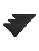 3 Pack Dipped Thong Truse Brief Truse Black Tommy Hilfiger