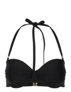 Luna Pb Swimwear Bikinis Bikini Tops Bandeau Bikinitops Black Hunkemöl...