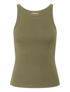 Drewgz Sl Top Tops T-shirts & Tops Sleeveless Green Gestuz