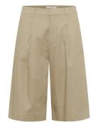 Gzizza Linen Mw Shorts Bottoms Shorts Casual Shorts Beige Gestuz