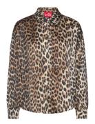 Ginacras Shirt Tops Shirts Long-sleeved Brown Cras