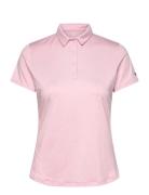 Ua Playoff Ss Polo Sport T-shirts & Tops Polos Pink Under Armour