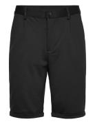 Pleated Shorts Bottoms Shorts Chinos Shorts Black Lindbergh