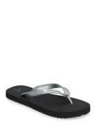 Beach Sandal Monologo Tpu Flip-flopper Sandaler Black Calvin Klein