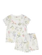Pyjama Tee Shorts Strawberry F Pyjamas Sett White Lindex