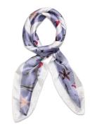 Scarf Aop Wildflower Accessories Scarves Lightweight Scarves Blue Lind...